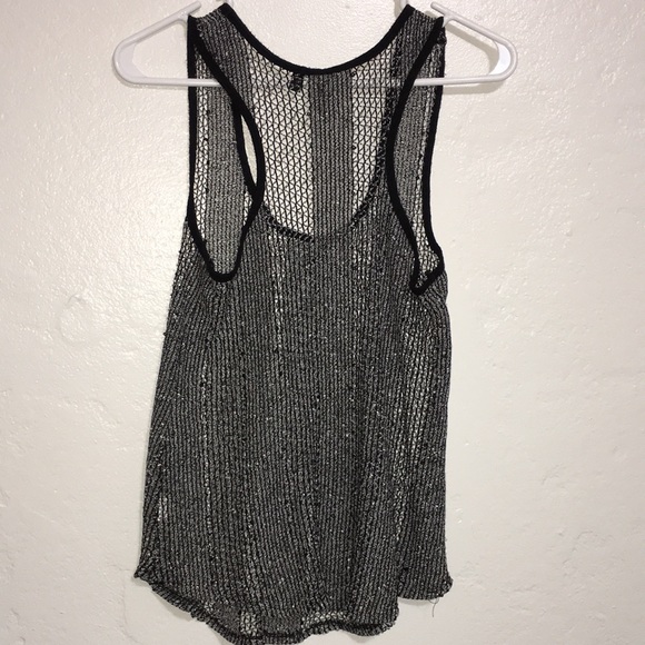Tank mesh BKE Black Tank Top size Medium - Picture 3 of 4